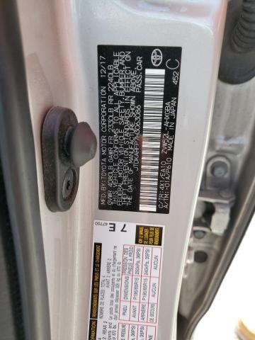 JTDKARFP7H3063086 - 2017 TOYOTA PRIUS PRIM SILVER photo 12