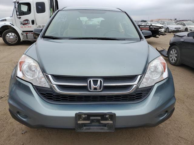 5J6RE4H30BL114011 - 2011 HONDA CR-V LX BLUE photo 5