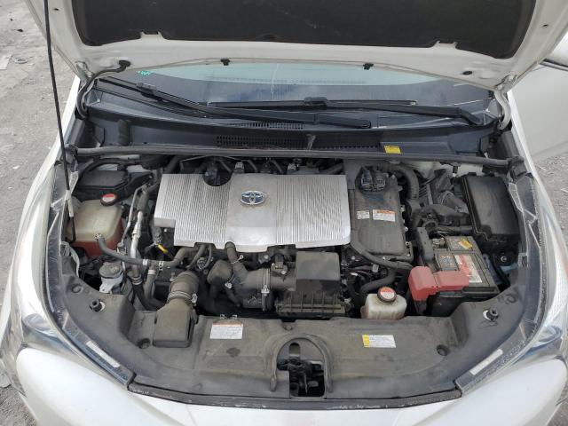 JTDKARFU4G3002914 - 2016 TOYOTA PRIUS WHITE photo 11