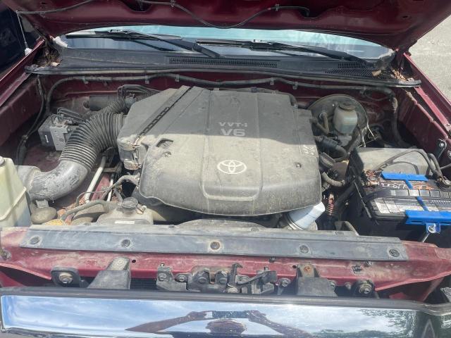 5TEUU42N16Z223002 - 2006 TOYOTA TACOMA ACCESS CAB RED photo 7