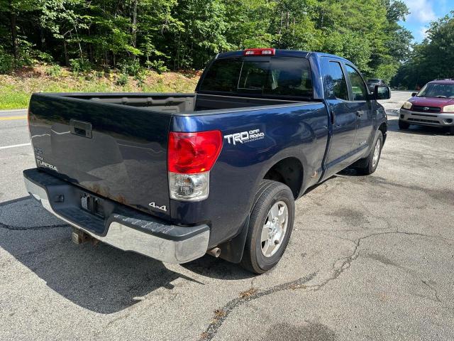 5TBBT54177S456190 - 2007 TOYOTA TUNDRA DOUBLE CAB SR5 BLUE photo 4