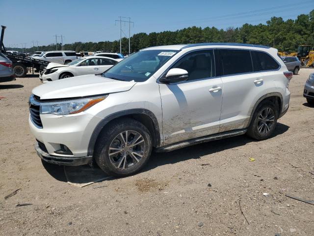 5TDKKRFHXGS133103 - 2016 TOYOTA HIGHLANDER XLE 白色 照片 1