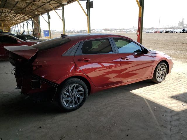 KMHLM4DG1RU730193 - 2024 HYUNDAI ELANTRA SEL RED photo 3