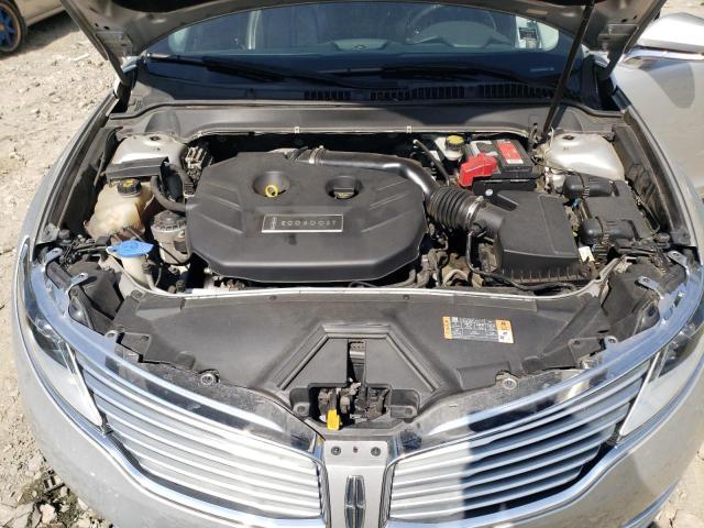 3LN6L2J97GR605214 - 2016 LINCOLN MKZ SILVER photo 11