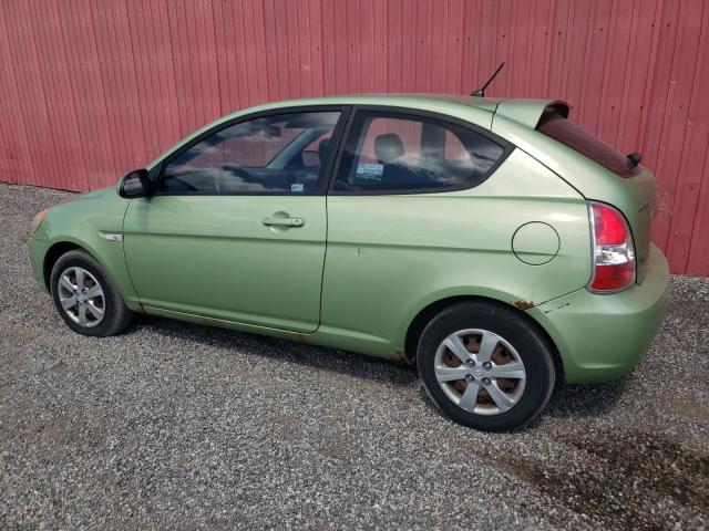 KMHCN35C98U089666 - 2008 HYUNDAI ACCENT BASE GREEN photo 2