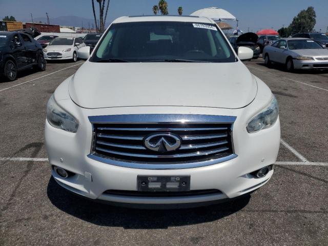 5N1AL0MN4DC307768 - 2013 INFINITI JX35 WHITE photo 5