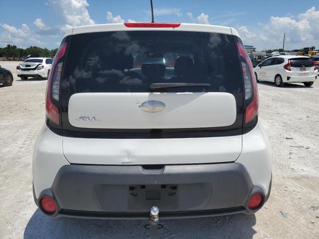 KNDJN2A27E7036235 - 2014 KIA SOUL WHITE photo 6