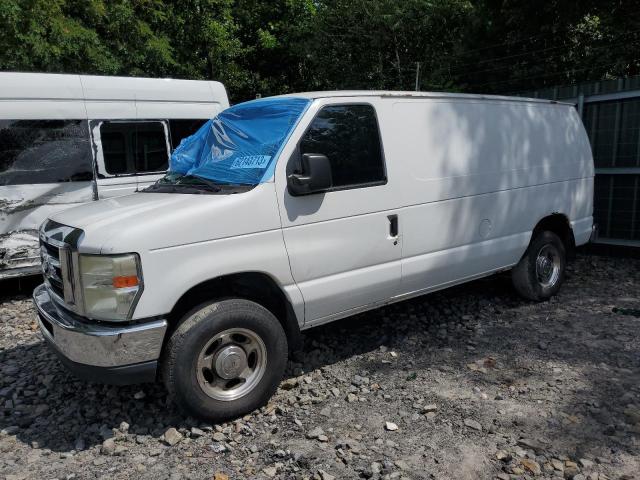 1FTSE34L48DB48107 - 2008 FORD ECONOLINE E350 SUPER DUTY VAN WHITE photo 1