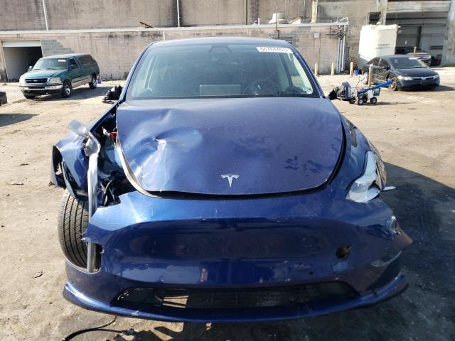 7SAYGDEE7NF442098 - 2022 TESLA MODEL Y BLUE photo 5