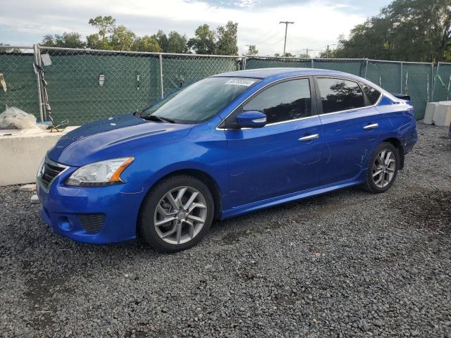 3N1AB7AP6FY293231 - 2015 NISSAN SENTRA S BLUE photo 1