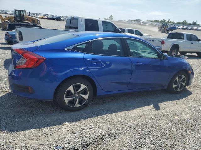 2HGFC2F68KH601522 - 2019 HONDA CIVIC LX BLUE photo 3