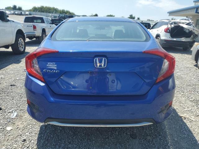 2HGFC2F68KH601522 - 2019 HONDA CIVIC LX BLUE photo 6