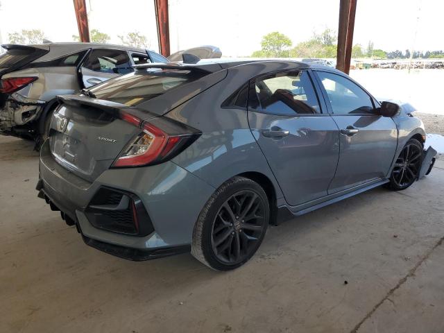 SHHFK7H47MU406173 - 2021 HONDA CIVIC SPORT 灰色 照片 3