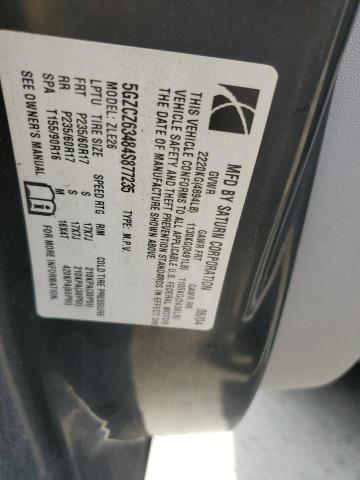 5GZCZ63484S877235 - 2004 SATURN VUE BLACK photo 13
