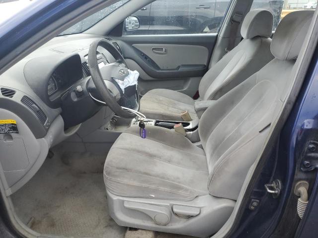 KMHDU46D57U158582 - 2007 HYUNDAI ELANTRA GLS BLUE photo 7