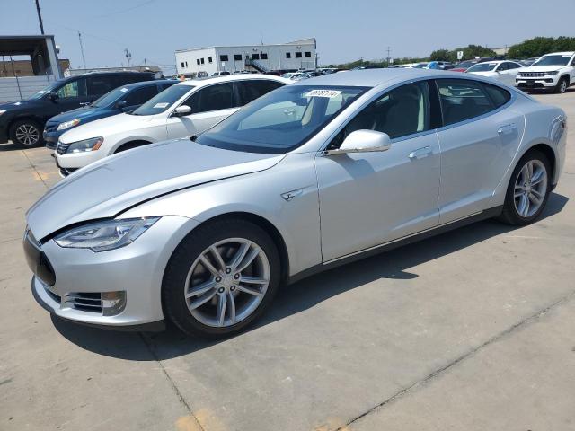 5YJSA1CN1CFP02644 - 2012 TESLA MODEL S ვერცხლისფერი ფოტო 1