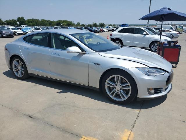 5YJSA1CN1CFP02644 - 2012 TESLA MODEL S ვერცხლისფერი ფოტო 4