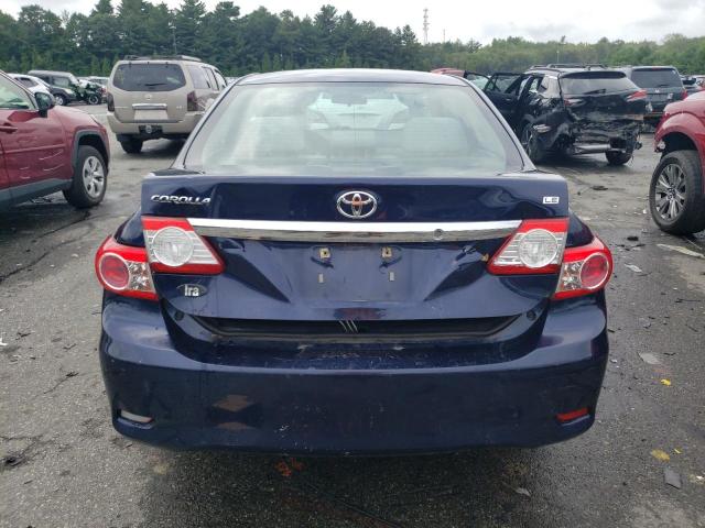 2T1BU4EE1DC002845 - 2013 TOYOTA COROLLA BASE BLUE photo 6