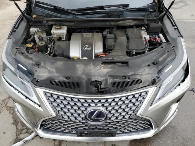 2T2HGMDA4MC058662 - 2021 LEXUS RX 450H SILVER photo 12