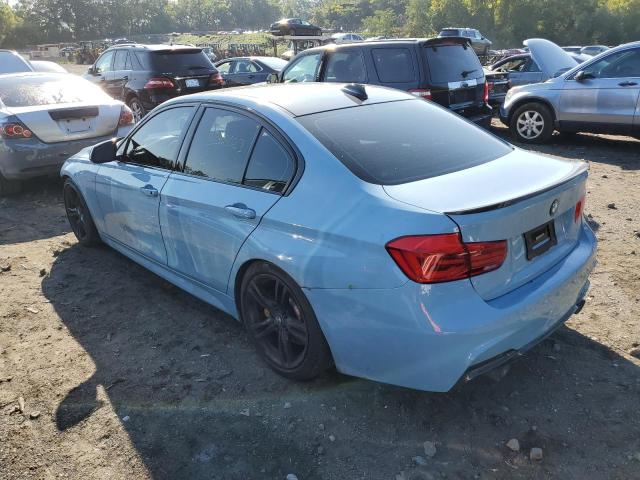 WBA8B7G56JNU95085 - 2018 BMW 340 XI BLUE photo 2