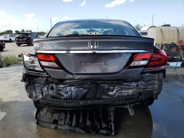 19XFB2F9XFE034890 - 2015 HONDA CIVIC EXL გრაფიტი ფოტო 6
