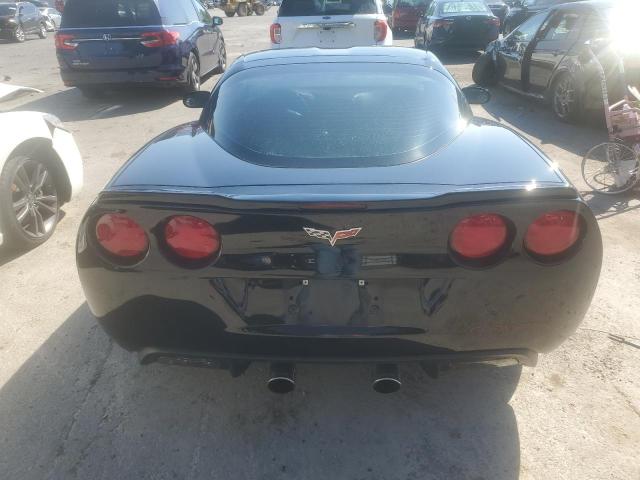 1G1YY25W285115758 - 2008 CHEVROLET CORVETTE BLACK photo 6