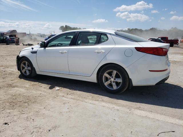 5XXGM4A71FG369169 - 2015 KIA OPTIMA LX WHITE photo 2