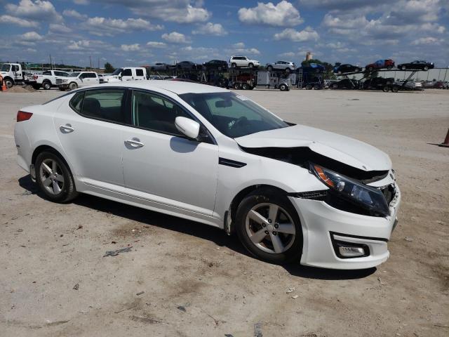 5XXGM4A71FG369169 - 2015 KIA OPTIMA LX WHITE photo 4