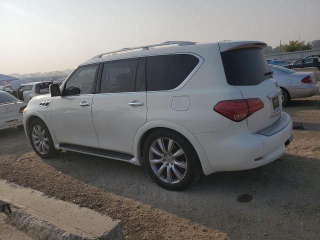 JN8AZ2NC7E9353139 - 2014 INFINITI QX80 WHITE photo 2