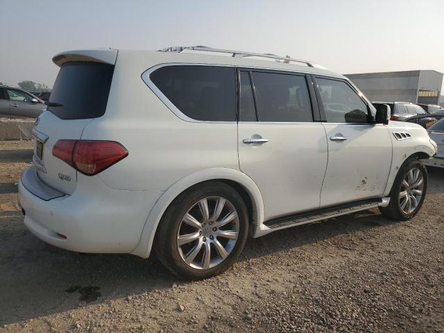 JN8AZ2NC7E9353139 - 2014 INFINITI QX80 WHITE photo 3