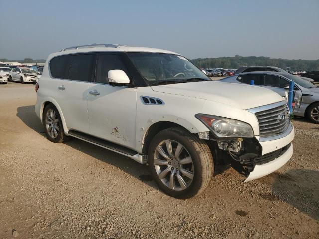 JN8AZ2NC7E9353139 - 2014 INFINITI QX80 WHITE photo 4