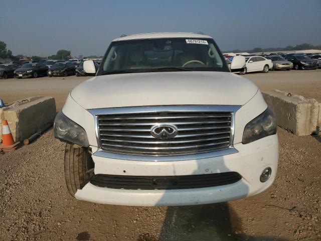 JN8AZ2NC7E9353139 - 2014 INFINITI QX80 WHITE photo 5