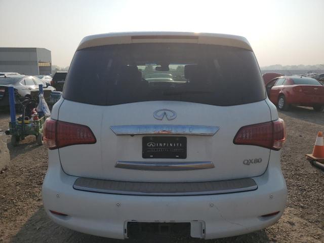 JN8AZ2NC7E9353139 - 2014 INFINITI QX80 WHITE photo 6