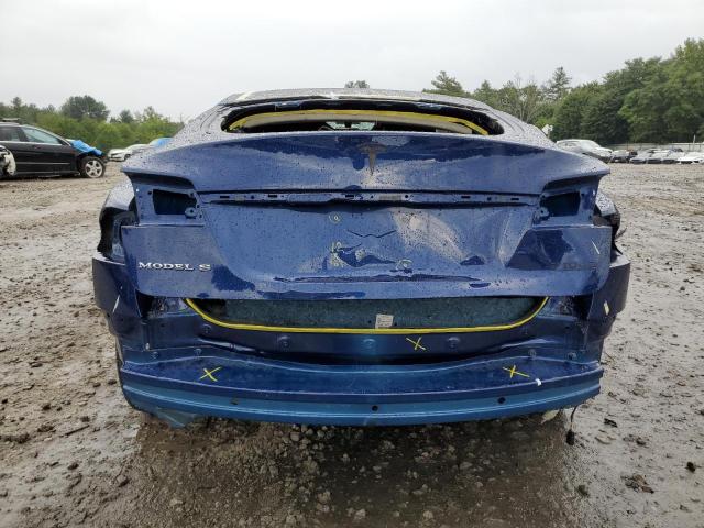 5YJSA1E48JF257899 - 2018 TESLA MODEL S BLUE photo 6