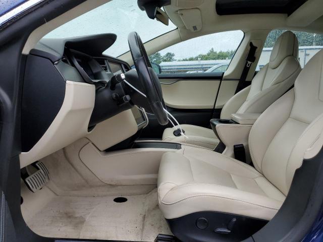 5YJSA1E48JF257899 - 2018 TESLA MODEL S ლურჯი ფოტო 7