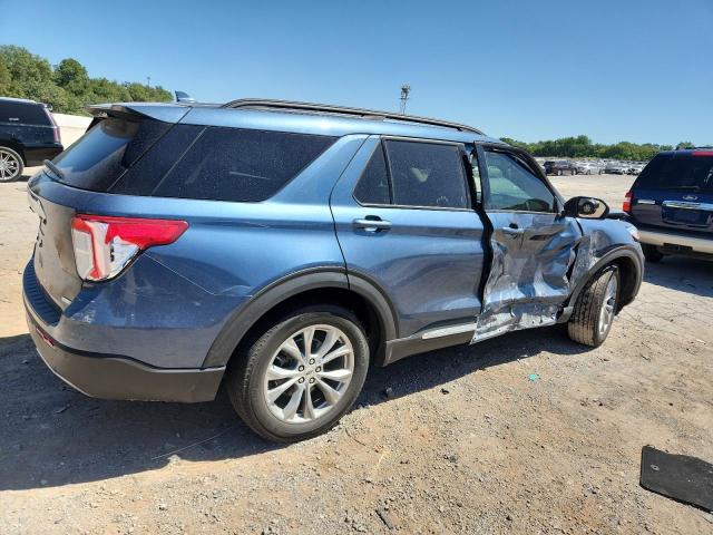 1FMSK8DH0LGA61857 - 2020 FORD EXPLORER XLT 蓝色 照片 3