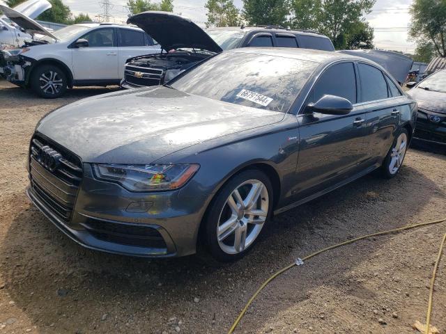 WAUHGAFC7EN161698 - 2014 AUDI A6 PRESTIGE ნაცრისფერი ფოტო 1