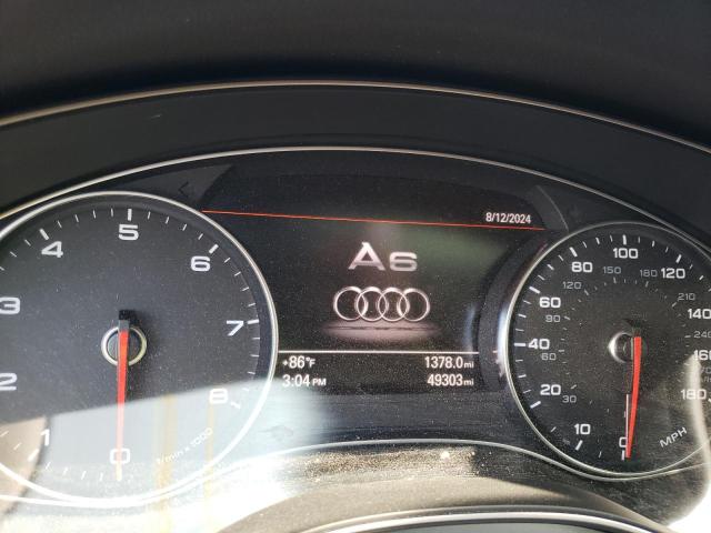 WAUHGAFC7EN161698 - 2014 AUDI A6 PRESTIGE ნაცრისფერი ფოტო 9