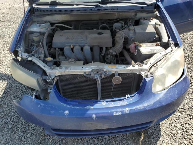 JTDBR38E142043966 - 2004 TOYOTA COROLLA CE BLUE photo 11