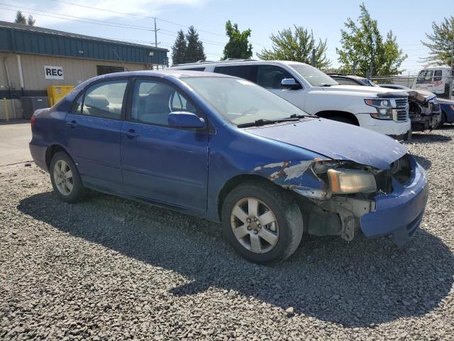 JTDBR38E142043966 - 2004 TOYOTA COROLLA CE BLUE photo 4