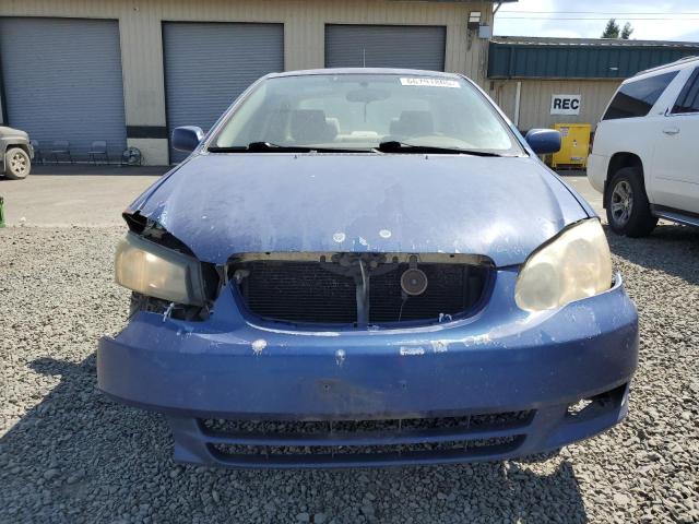 JTDBR38E142043966 - 2004 TOYOTA COROLLA CE BLUE photo 5