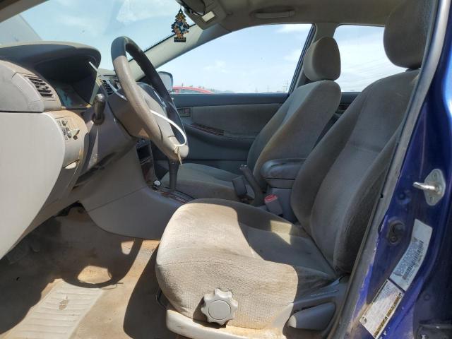 JTDBR38E142043966 - 2004 TOYOTA COROLLA CE BLUE photo 7