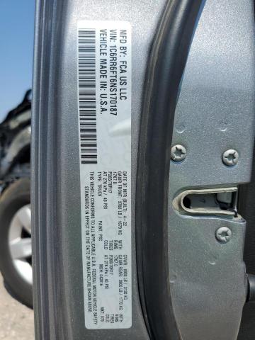 1C6RR6FT6NS170187 - 2022 RAM 1500 CLASS TRADESMAN SILVER photo 12