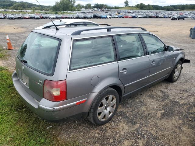 WVWYH63B23E314509 - 2003 VOLKSWAGEN PASSAT GLX 4MOTION GRAY photo 3