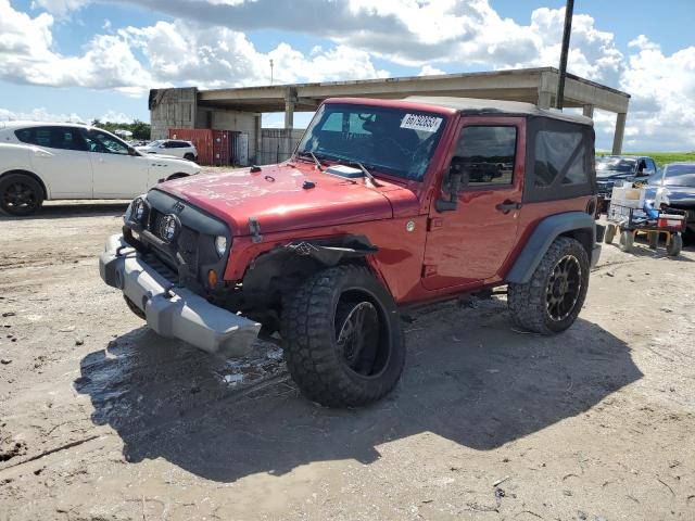 1C4AJWAG4DL530458 - 2013 JEEP WRANGLER SPORT RED photo 1