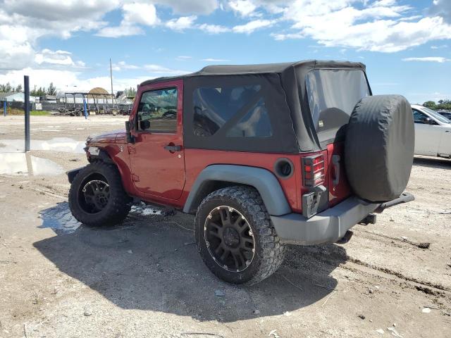 1C4AJWAG4DL530458 - 2013 JEEP WRANGLER SPORT RED photo 2