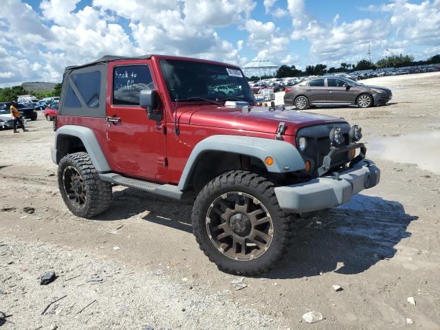 1C4AJWAG4DL530458 - 2013 JEEP WRANGLER SPORT RED photo 4