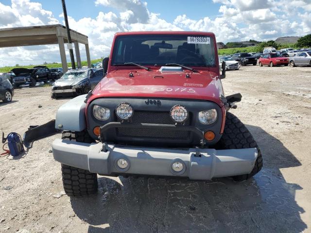 1C4AJWAG4DL530458 - 2013 JEEP WRANGLER SPORT RED photo 5