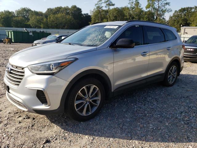 KM8SM4HF7HU198072 - 2017 HYUNDAI SANTA FE SE SILVER photo 1