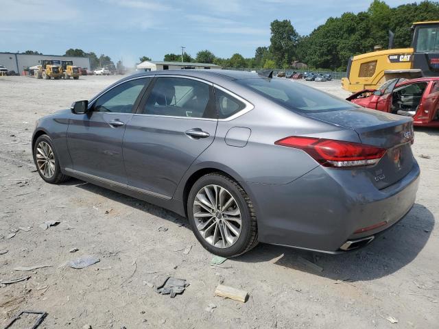 KMHGN4JE0FU032705 - 2015 HYUNDAI GENESIS 3.8L GRAY photo 2